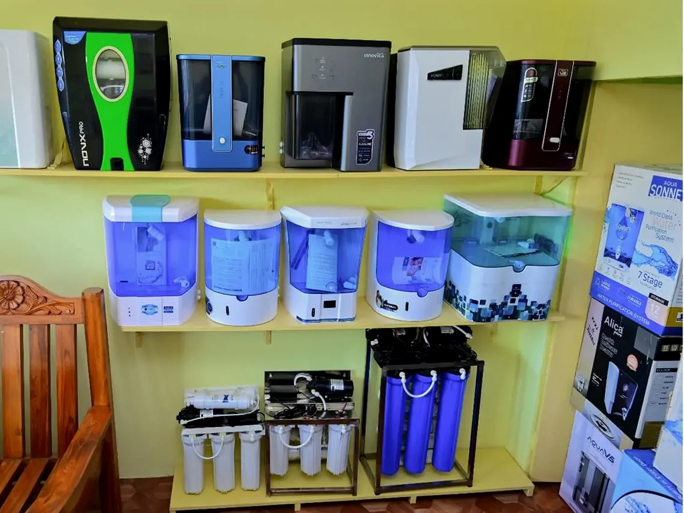 Franch RO Systems showroom in Tirupattur